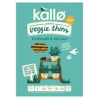 Kallo Rosemary and Sea Salt Veggie Thins 100g - 2 Pack