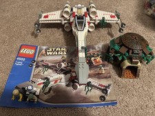 LEGO 4502 - Star Wars X-wing Fighter w/Yoda's Hut, Minifigs & Manual