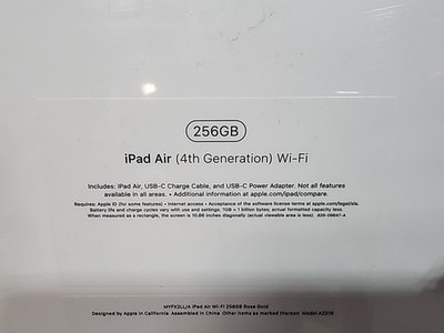 Apple iPad Air (4th Generation) A2316 256 GB, Wi-Fi + 4G, 10.9 in