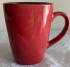 Corelle Hearthstone Stoneware Chili Red & Black 14 oz Mug