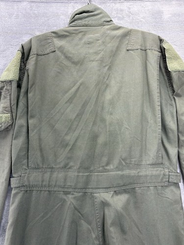 Flight Suit Coveralls Flyers 42R Green CWU 27/P US Military Jumpsuit Olive Drab - Picture 15 of 21