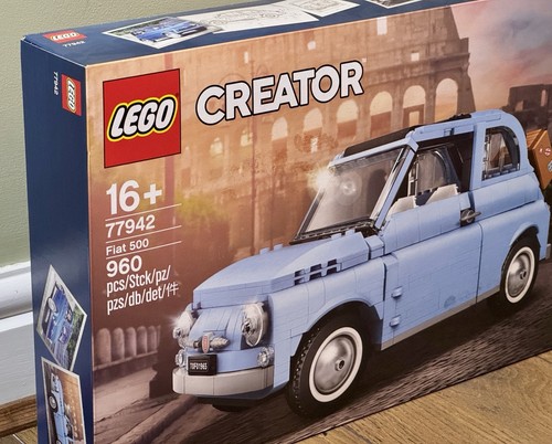 LEGO 77942 FIAT 500 BLUE VERSION CREATOR EXPERT - BRAND NEW SEALED SET - Picture 2 of 10