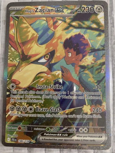 Hop's Zacian ex 186/159 Sv09: Journey Together Holo