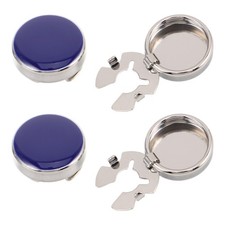 2 Pairs Cuff Link Shirt Men: Metal Shirt Studs - French-Style Tuxedo Decorative