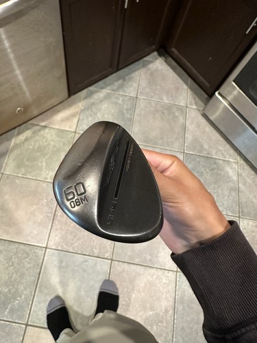Titleist BV Vokey SM9 60/08M Jet Black LW Lob Wedge Schlägerkopf nur Rechtshänder