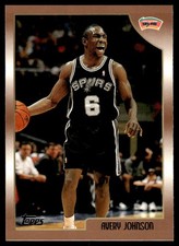 1998 Topps #156 Avery Johnson - San Antonio Spurs