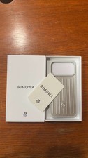 SILVER RIMOWA IPHONE 17 PRO MAX CASE BRAND NEW