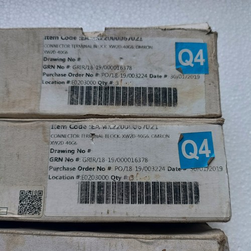 Omron XW2D-40G6 Conector Bloque de Terminales LOTE DE 4 PIEZAS (ENVÍO RÁPIDO GRATUITO) - Imagen 10 de 11