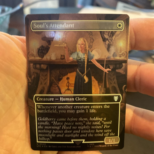 Soul's Attendant (Borderless): The Lord of the Rings NM FOIL 520 - Picture 1 of 1