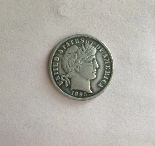 1895 O Barber Dime Coin Fine