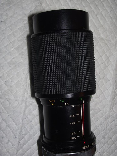 VIVITAR MC 75-205MM F3.8 CLOSE FOCUSING ZOOM LENS FOR CANON FD MOUNT - Picture 2 of 3
