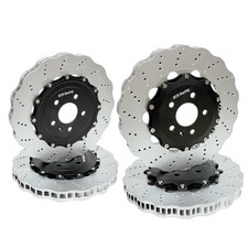 Audi R8 Gen 1 4.2, 5.2 (07-15) Dischi Ondulati Forati Galleggianti Anteriori e Posteriori 2 Pezzi