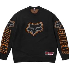 Supreme x Fox Racing Sweater Black White 2colors FW25