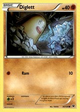 Diglett Common XY - Fates Collide 36/124 Pokémon TCG