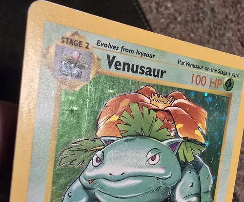 Venusaur 015/102 Base Set (Shadowless) Holo - Picture 5 of 9