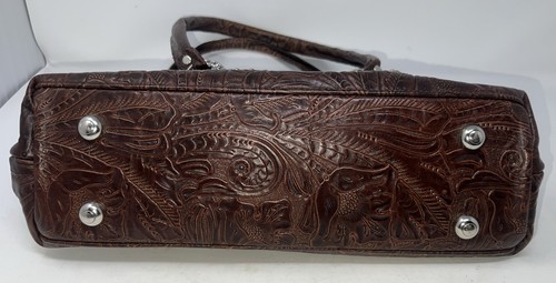 Brown B.B. Bolso estilo occidental Simon, Raviani Garland, TX con bolso/bolso Bling - Imagen 5 de 21