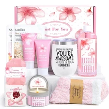 Bath Gift Set For Women, 12PCS Bath Sets For Women Gift, Birthday Valentine's Da