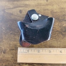 Vintage Jackass Galco A1412 Brown Leather Snap On Handcuff Pouch Holder 