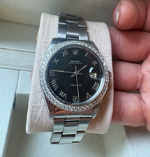 Rolex Oysterdate Manual Mechanical Black Dial...