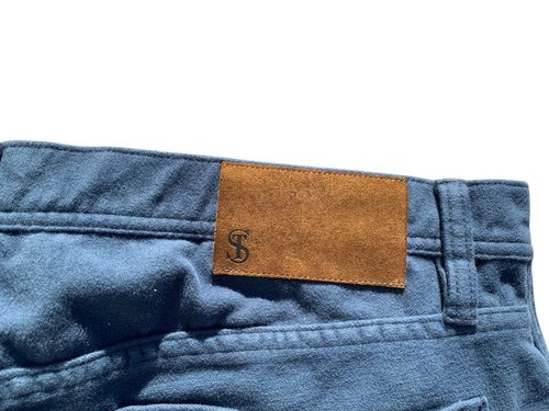 Todd Snyder New York dunkelblau Slim Fit Doppelknie Zimmermannshose Größe 34x30 - Bild 9 von 11