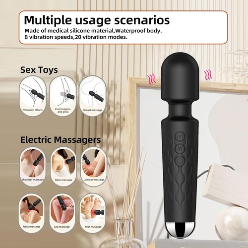 Waterproof-Vibrator-Bullet-G-Spot-Dildo-Clit-Massager-Vibe-Couple-Women-Sex-Toys - Picture 3 of 12