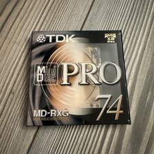1* Rare/selten  TDK Minidisc Minidisk MD-RXG XA Pro 74 Min Neu OVP MDRXGPRO74EB
