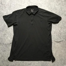 Arc'teryx Captive Polo Shirt Mens XL Black Performance Casual Lightweight S/S