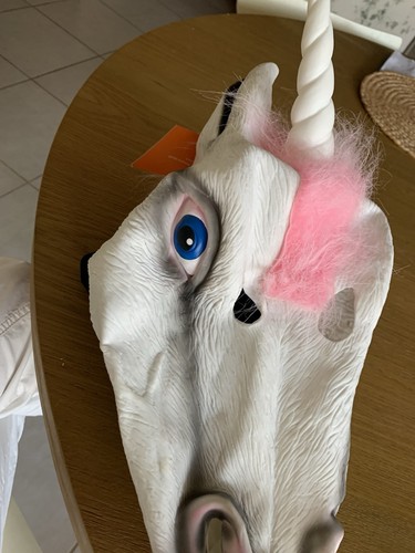 Unicorn Mask Adult - Picture 3 of 3