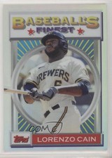2020 Topps Finest Flashbacks Refractor Lorenzo Cain #53 1b0