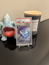Vaporeon v SWSH181 VMAX Premium Collection Promo Fullart Pokemon Card PSA 9 2021