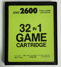 32 IN 1 GAME CARTRIDGE *ATARI 2600 + 7800* *MINT CONDITION*