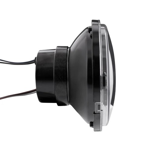 ULTRALIT - LED 5-3/4" Headlight with LED DRL/Position Light (High Power, Black) - Picture 7 of 9