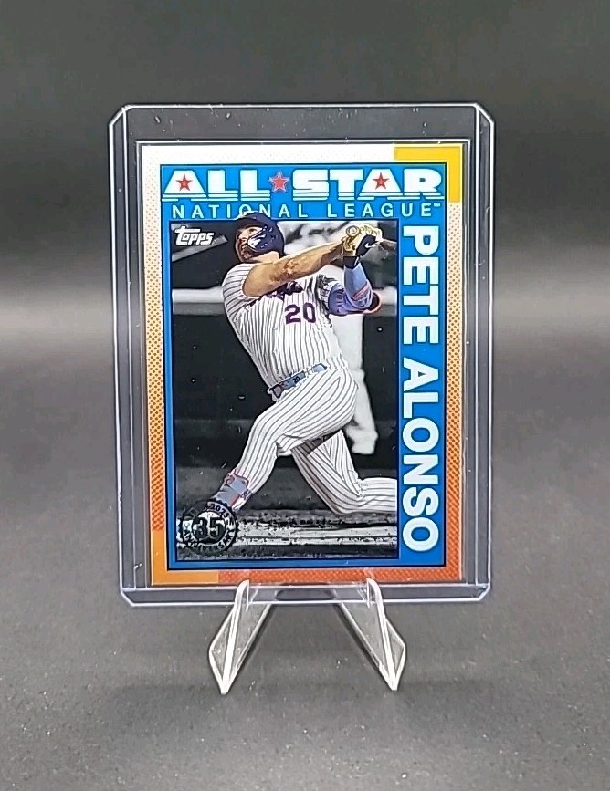 2025 Topps Series 2 1990 Topps All-Stars Blue Pete Alonso #90AS-15 New York Mets