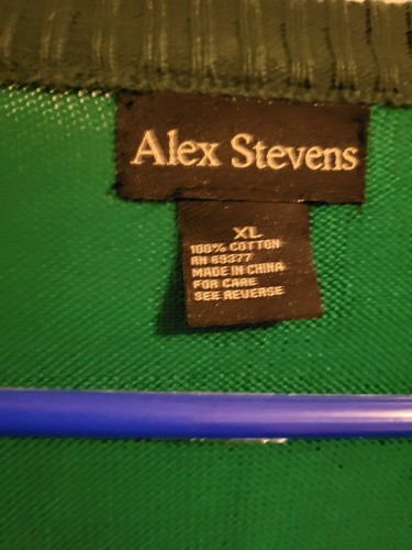 Suéter Alex Stevens Hatchy Vacaciones Feo Navidad Verde Divertido Novedad XL - Imagen 5 de 5