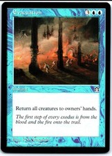 Magic the Gathering EVACUATION 1998 Rare Stronghold Blue NM
