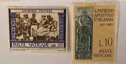 9 postfrische Briefmarken Vatikan von 1959 (C35-44, 263-264) - Bild 5 von 5