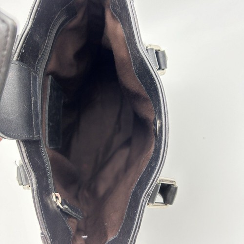 Borsa Coach vintage in pelle nera Bonnie Legacy sottile 9422 - Foto 12 di 14