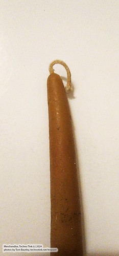 Conico/candelabro: cera d'api, naturale. fatto a mano - candelabro singolo - 8-9" - Foto 3 di 4