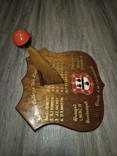 Cambridge Trophy Jesus College 3rd Lent Boat 1974 Ruderbump Race - Bild 4 von 10