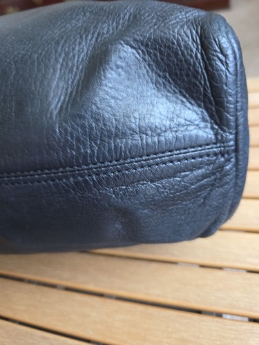 Bottega Veneta Black Soft Leather Hobo With Side Pockets Gunmetal Logo Plate - Picture 14 of 23