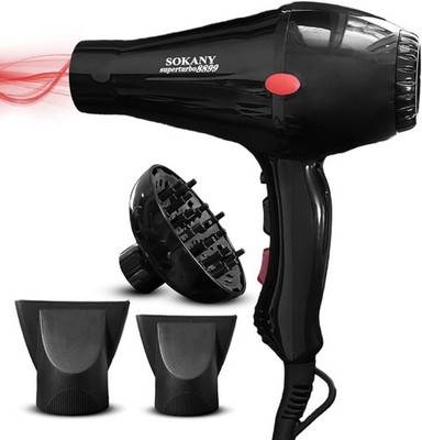Sokany Professional SHD8899 Hair Dryer - 220-240 Volt 50 Hz