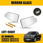 2X Towing Lower Convex Mirrors Glass For 2020-21 Chevy Silverado GMC Sierra L+R