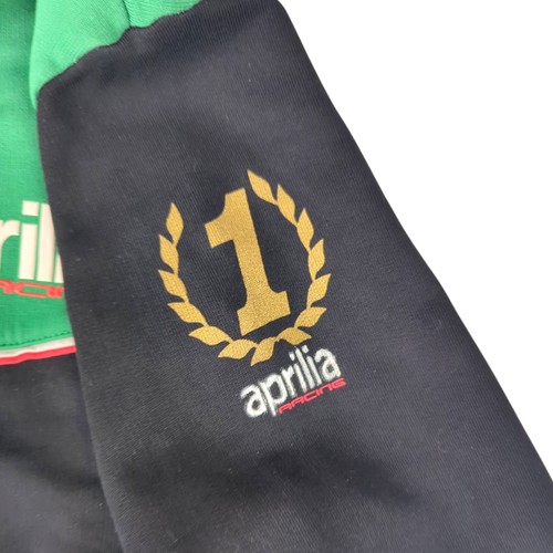 Aprilia Racing 2011 Team Jacket | RSV4 Alitalia | Zip-Up Green Cotton Sz XL Rare - Picture 7 of 12