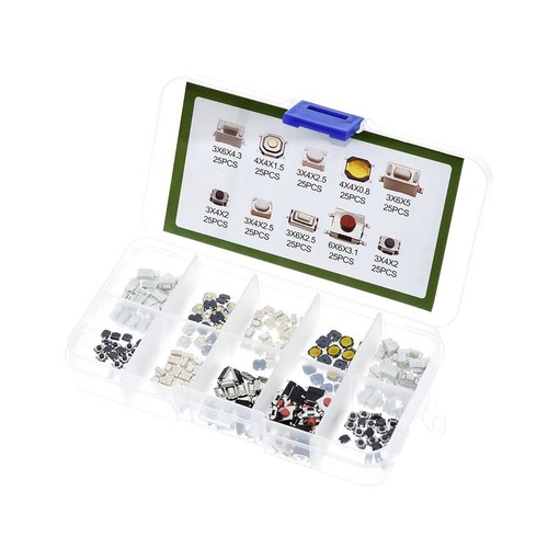 250x Kit de reparación de interruptor de encendido/apagado táctil llave remota microinterruptor de coche - Imagen 11 de 12
