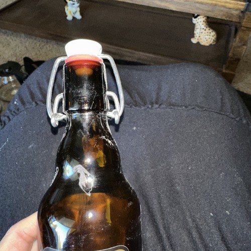 Vintage Landbier KapsreiteR Leerflasche Austrian mit Keramikdeckel leer - Bild 8 von 10