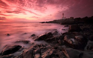 STAMPA SU TELA CANVAS TRAMONTO ROSA PAESAGGIO MARE FARO NATURA 60X100 | eBay