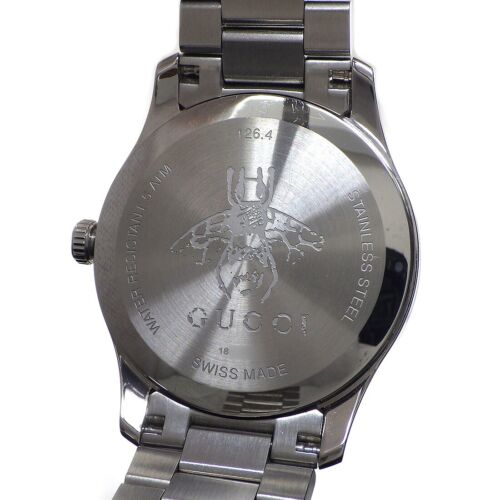 Reloj GUCCI G Timeless 126.4/YA1264131 Chapado en Oro Metal Acero Inoxidable Cuarzo - Imagen 4 de 11