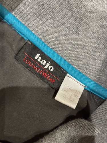 Herren Hajo Loungewear Sport Jacke Trainingsjacke Fitness grau Gr. 50 Guter Zust - Bild 5 von 5