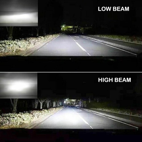 9005 9006 Headlights Kit Combo LED Bulbs 6500K High Low Beam Super White Bright - Foto 10 di 12