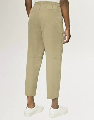 Pantalón tobillo Mondetta para mujer tiro alto texturizado cordón pierna recta - Imagen 14 de 15